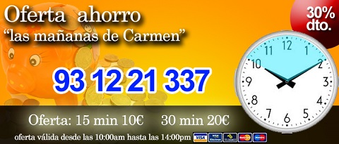 oferta mañanas Carmen